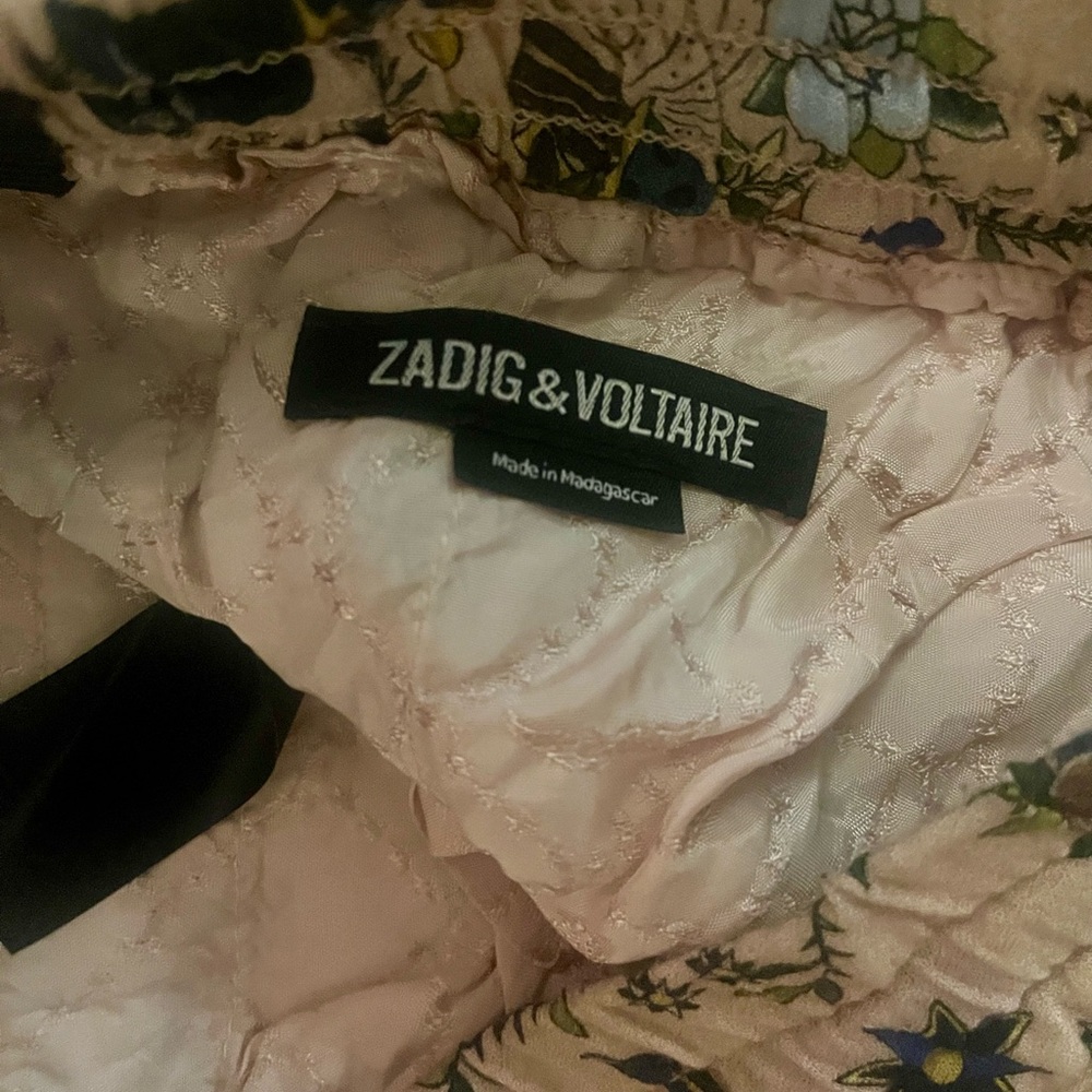 Zadig & Voltaire Parono Circus Skeleton Print Drawstring Waist pants pink - Picture 10 of 11